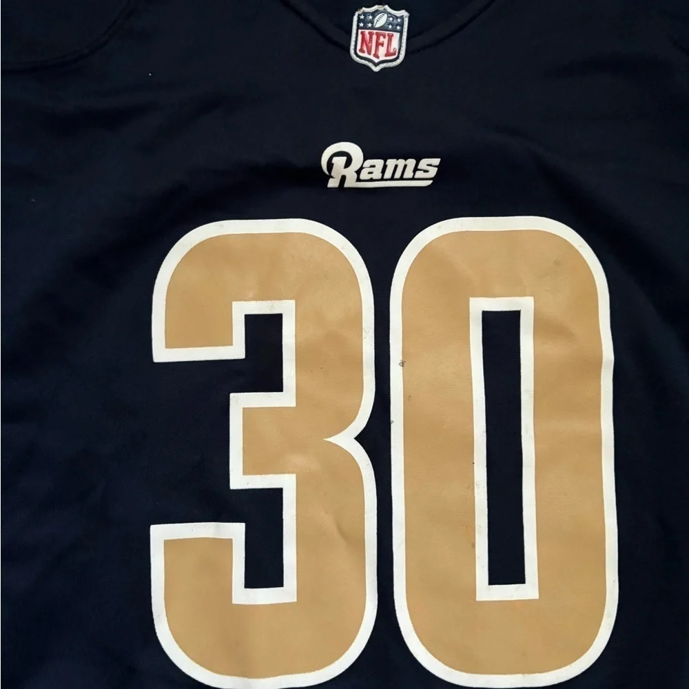 Nike Todd Gurley ll Los Angeles, Rams, vintage NFL football jersey size youth XL